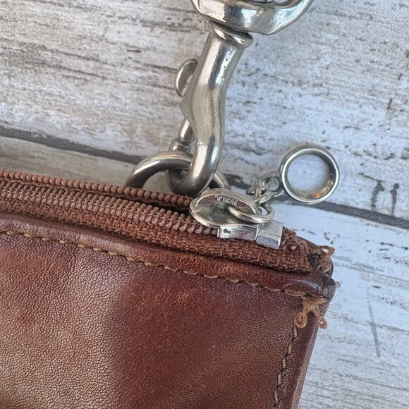 VTG Coach Purse Small Leather Crossbody Pouch Bag Brown Travel Y2K - Picture 9 of 13